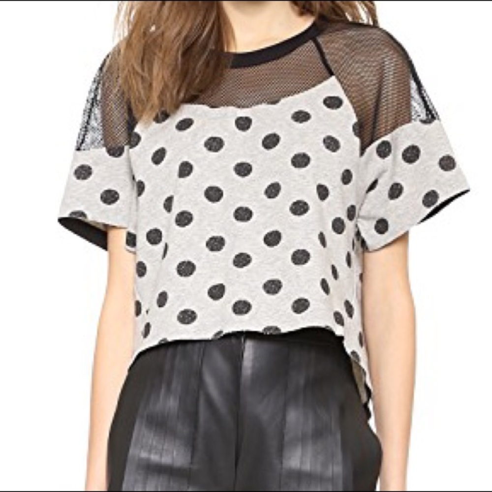 Robert Rodriguez BATIK Dot Mesh Top sz S $295